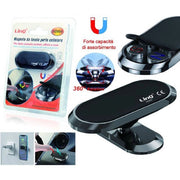 Trade Shop - Magnete Porta Smartphone Cellulare Per Console Centrale Auto Casa Ufficio Hd664 -
