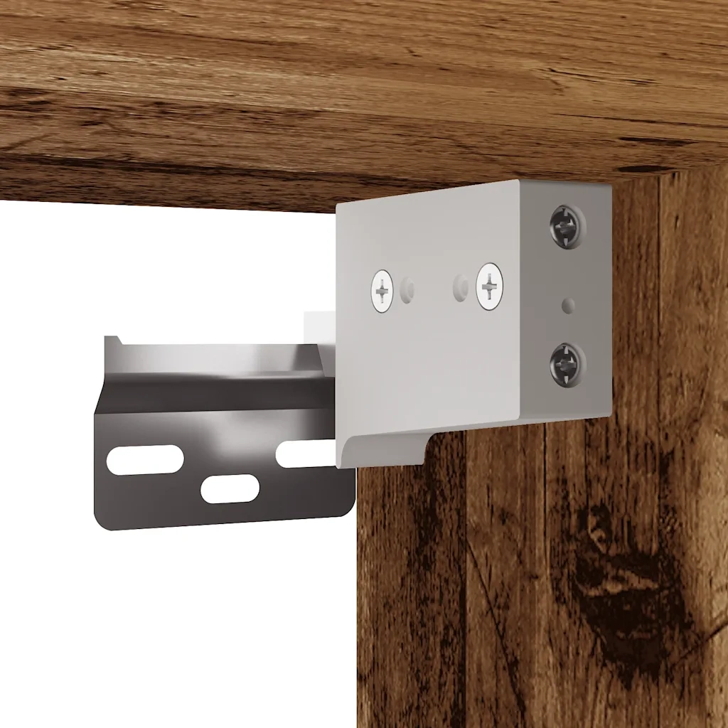 Mobile a Parete Legno Antico 69,5x34x90 cm 857292