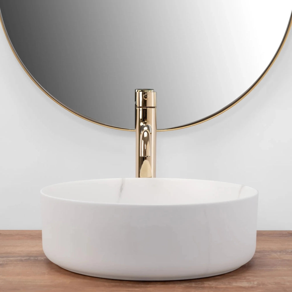 Lavabo Da Appoggio Rea Sami Marble Mat