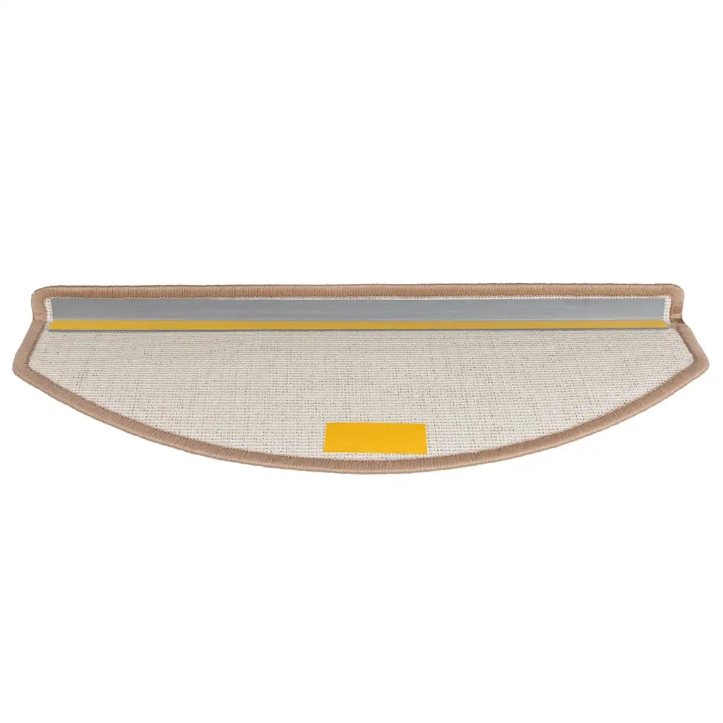 Tappetini per scale 20 pz 65x24x4 cm Marrone chiaro Semicircolari Grandi 3365791