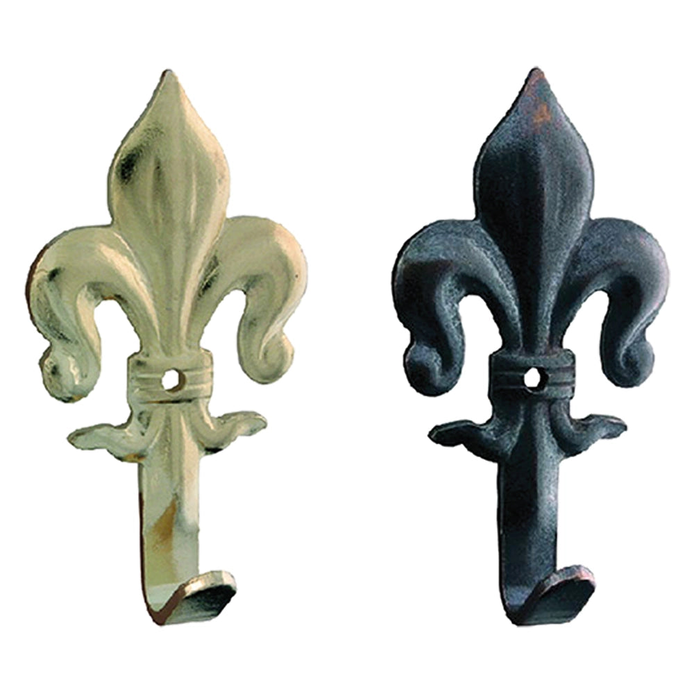 GANCIO PER QUADRI 'GIGLIO' mm 48 - pz.  5 bronzato  - Blister Koncreto