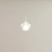 Vetro Borosilicato Contemporaneo Rain Trasparente D20 Senza Rosone