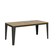 Tavolo allungabile 90x180/284 cm Flaris Evolution Quercia Natura telaio Antracite