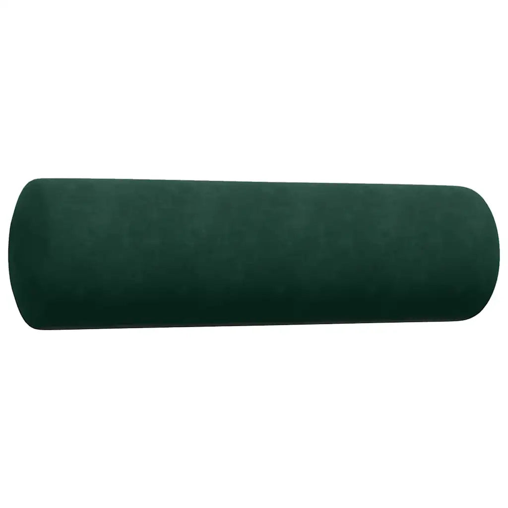 Set di Divani 2 pz con Cuscini e Rinforzi Verde scuro Velluto 3278413
