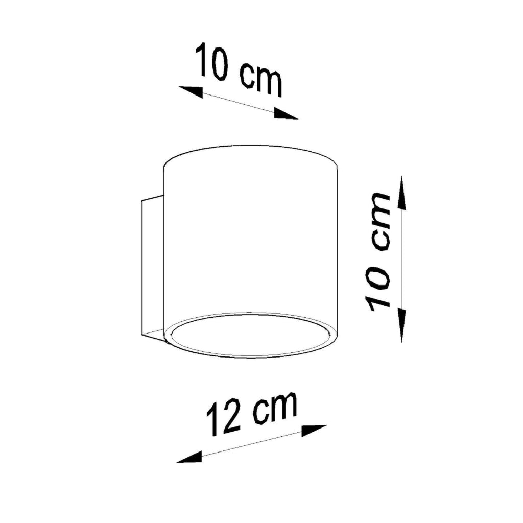 Lampada da parete ORBIS 1 antracite