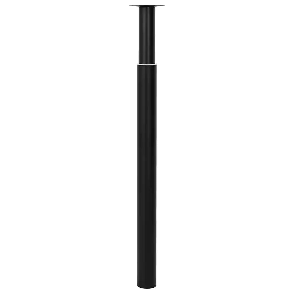 Gambe Telescopiche per Tavolo 2 pz Nere 710 mm-1100 mm 242153