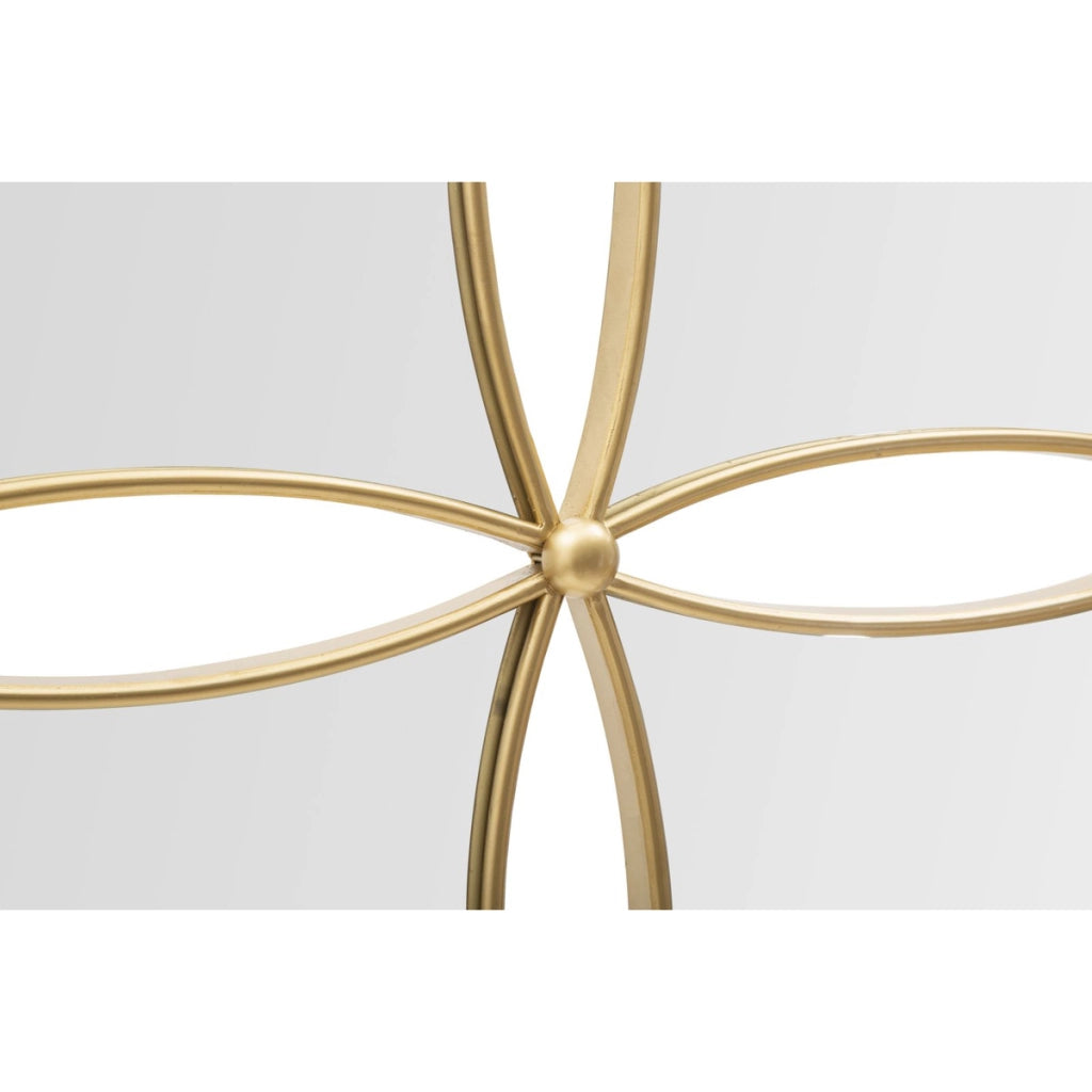 Specchio con Cornice VKH497, Oro, Metallo, 68x3,5x68 cm