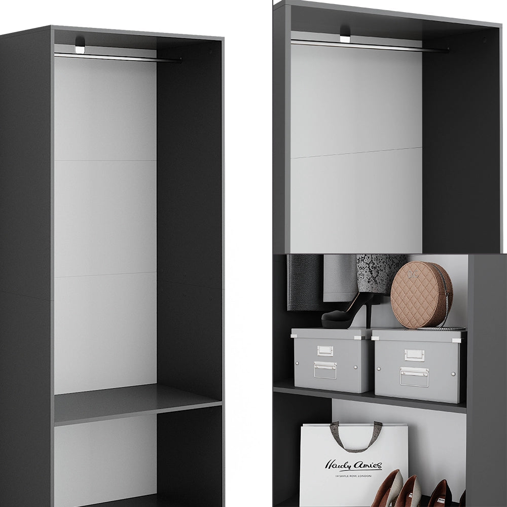 Vicco Armadio Antracite 80 x 200 cm