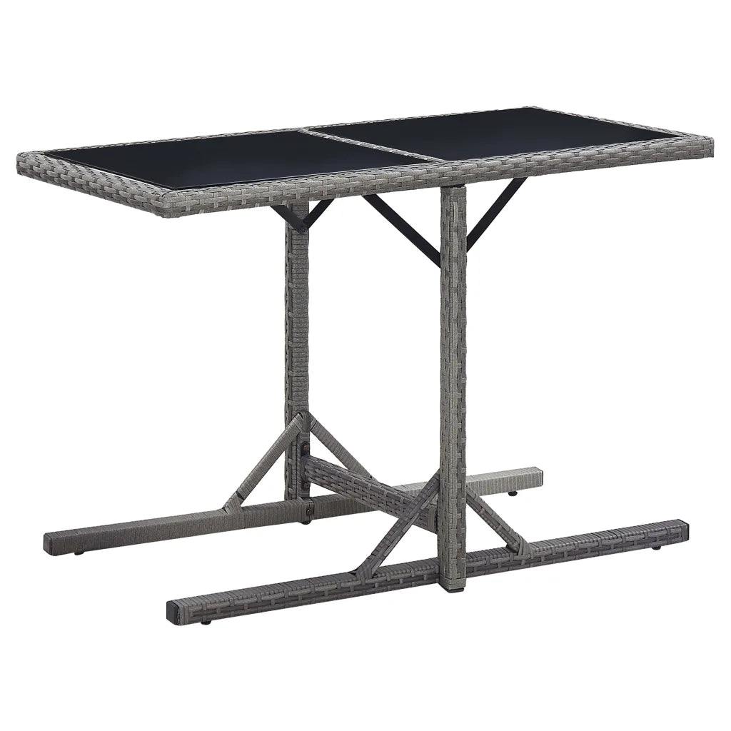 Set Mobili da Pranzo per Giardino 3 pz Grigio 3072474