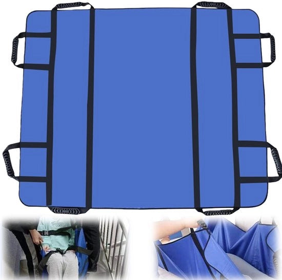 Asciugamano trasportabile 120 cm x 100 cm - Pannolino per trasferimento - Sollevatore per pazienti - Riciclabile - Impermeabile - Tessuto Oxford di alta qualità