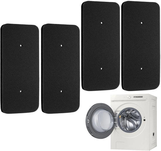 Filtro a Tamburo - 4 Unità - Cotone - 27,5 x 12,5 x 1 cm - Filtro per Asciugatrice - Compatibile con 40006731 - Eccellenti Prestazioni di Filtrazione - Filtro per Asciugatrice