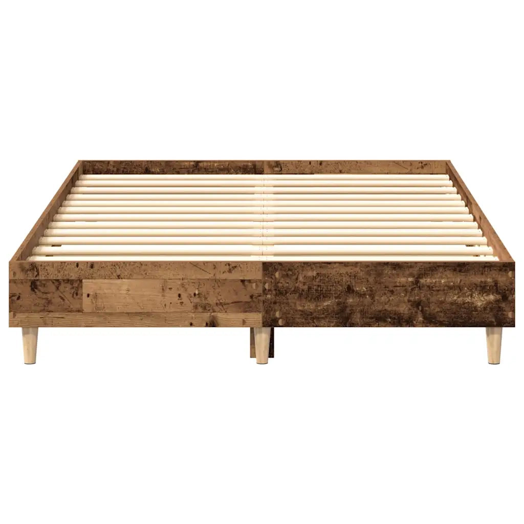 Giroletto senza Materasso-Struttura Letto Legno Antico 120x190 cm in Truciolato