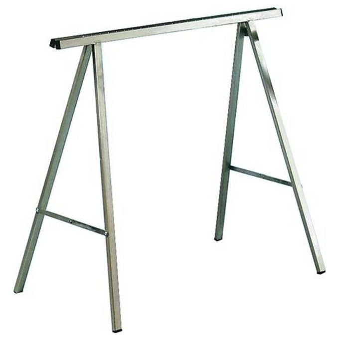 Vigor 48988-10 Cavalletto in Acciaio con Cerniera a Nastro Altezza 78 cm Profondita' 86 cm Capacita' 200 Kg Peso 3.70 Kg colore Nero