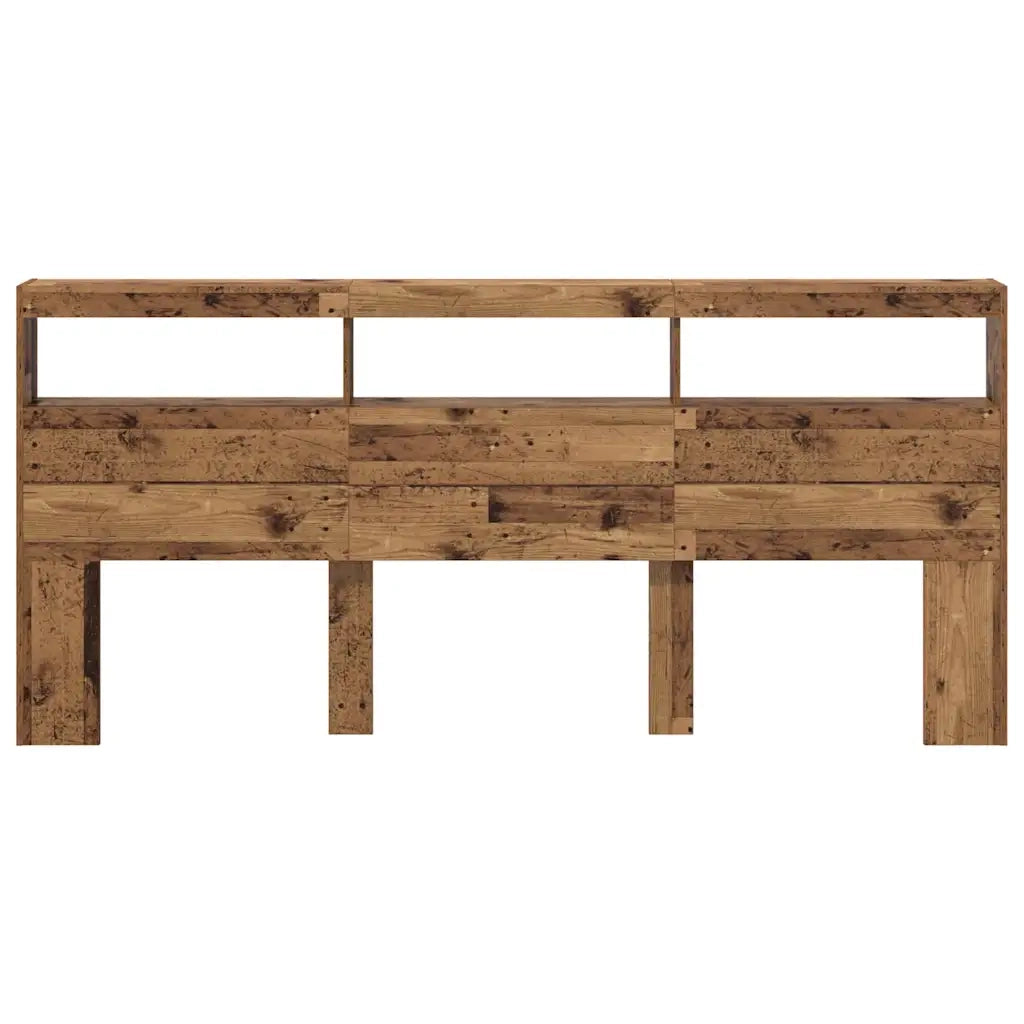 Testiera-Testata-Testiera Decorativa Legno vecchio 220 x 17 x 102 cm Legno multistrato