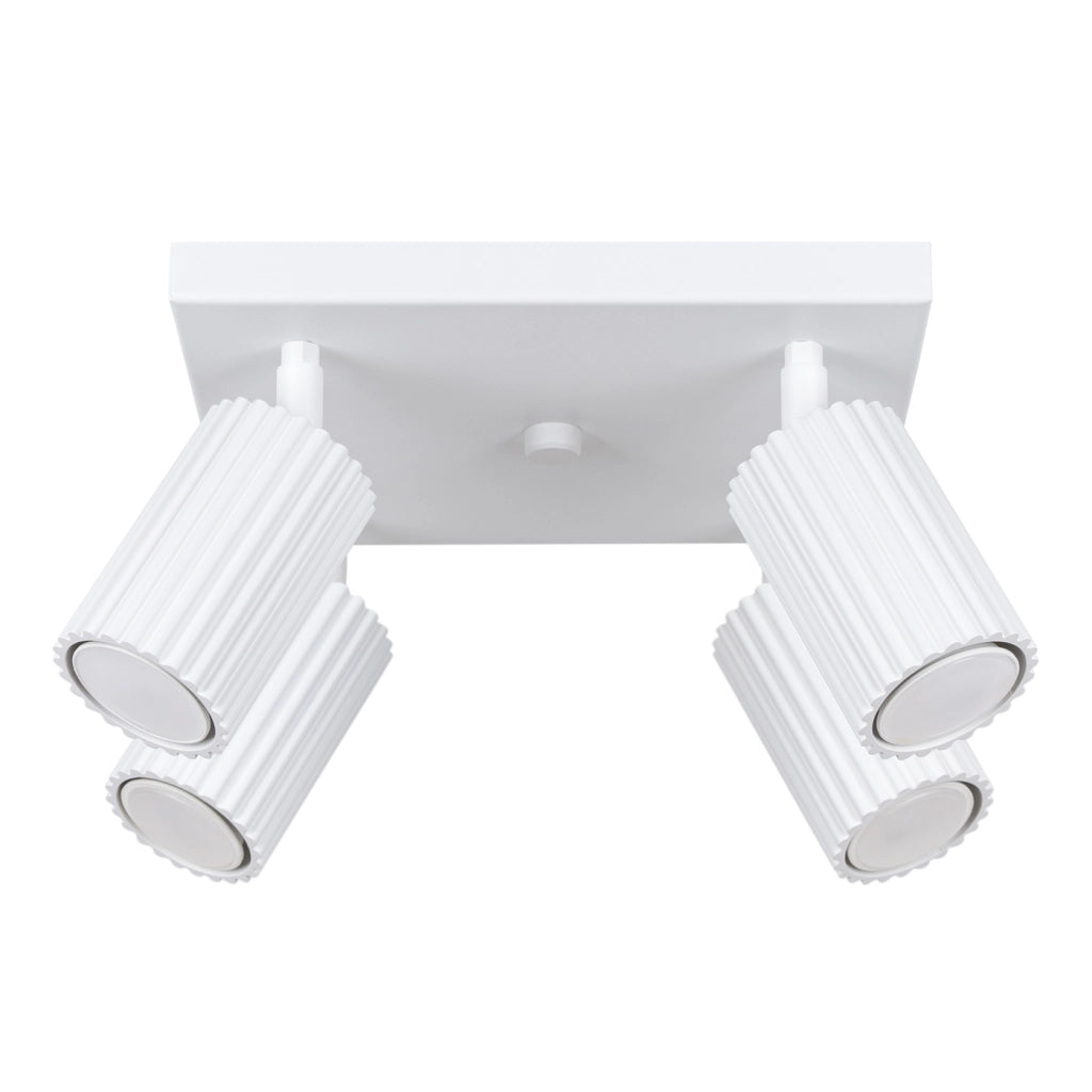 Lampada da soffitto KARBON 4 bianco