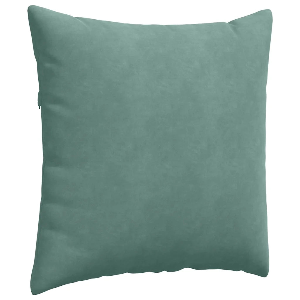Cuscini da Divano 2 pz-Set di 2 Cuscini per Sofa Verde Mare 80 x 80 cm Tessuto in Cords