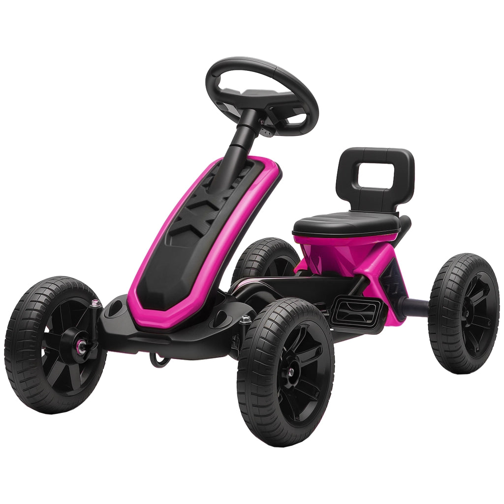 Portagiochi con Ruote per Bambini 2-5 Anni ¨C Minimal ¨C Rosa Metallo