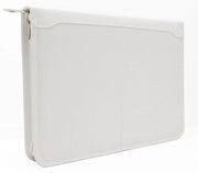 Portafoglio in pelle PU A4 - bianco