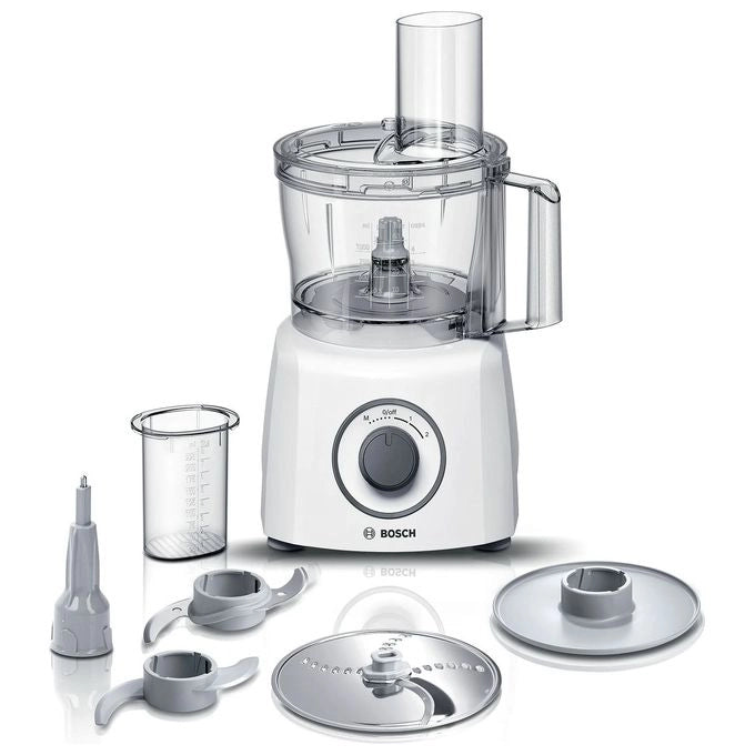 Bosch MCM3100W MultiTalent 3 Robot da cucina multifunzione 800 W ciotola 2,3 L 2 velocita' turbo accessori inclusi colore Bianco