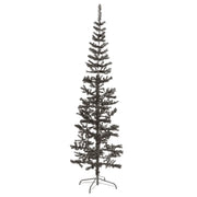Albero di Natale Sottile Nero 210 cm 329220