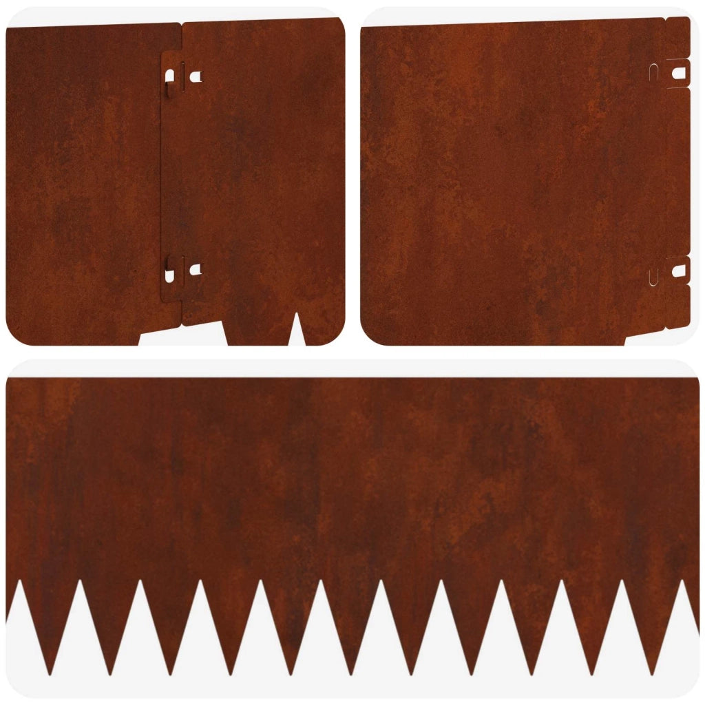 Bordura per Prato 10 pcs metallo 8008305