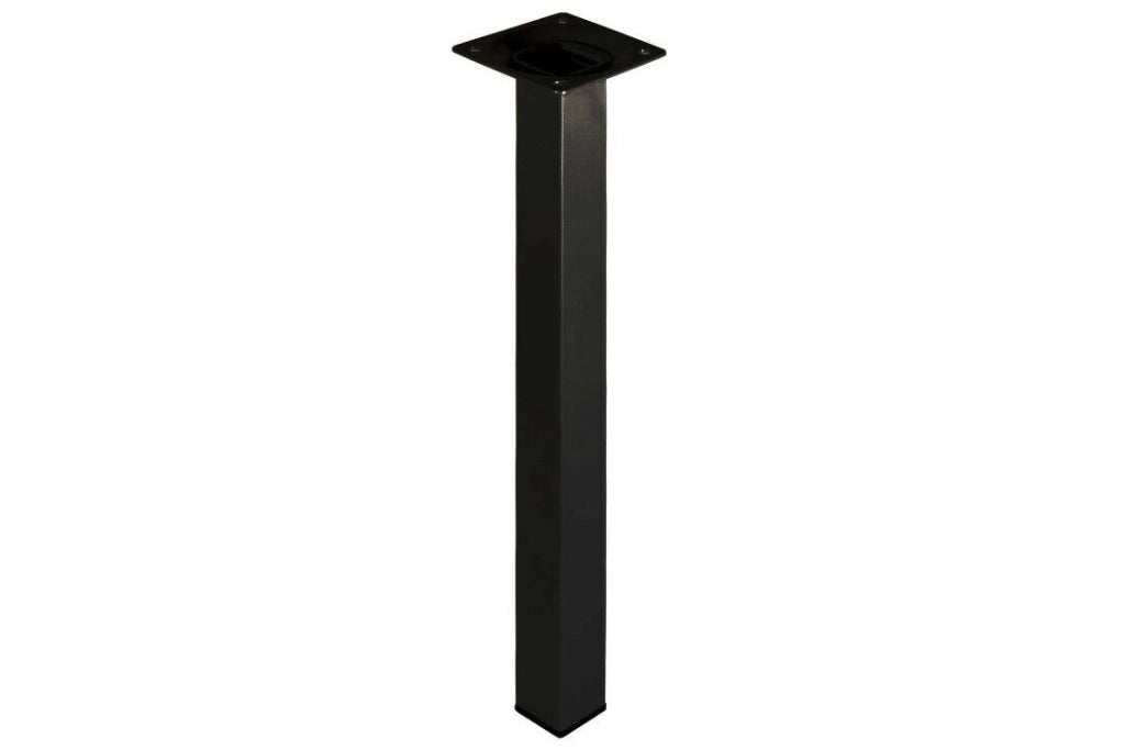 Piede Quadro Nero 25X25.H 200 Set 5 Pezzi - Masidef
