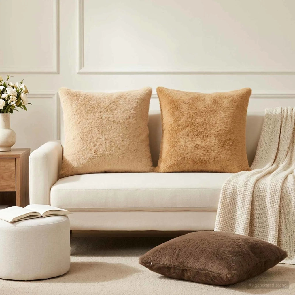 Federa 2 pz HEERLEN Crema 60 x 60 cm 912811