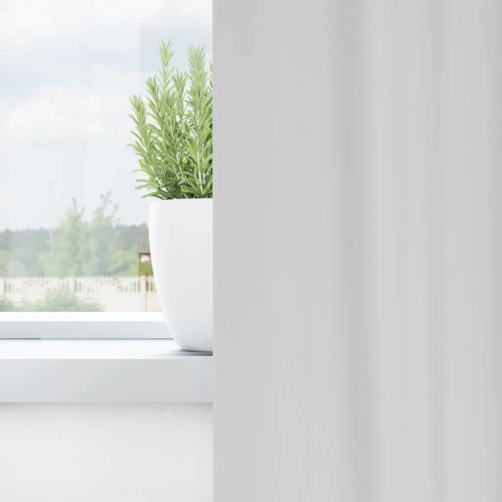 Tende Oscuranti | Tende Blackout con Anelli 2 pz Grigio Chiaro 245 x 140 cm