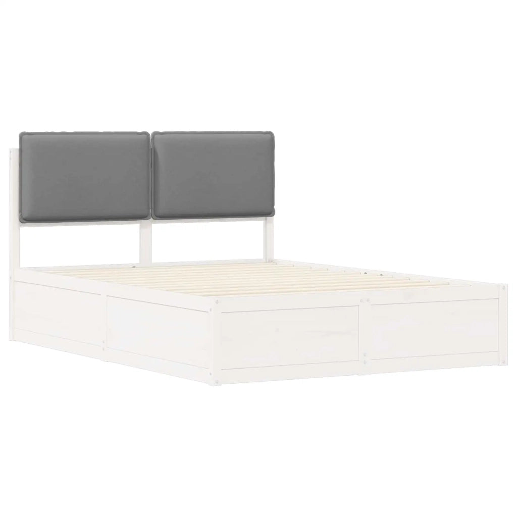 Letto con Testiera Rivestita Grigio chiaro 160 x 200 cm 3398118