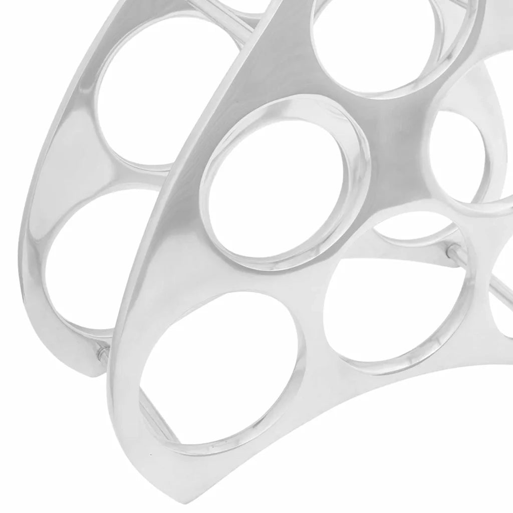 Portabottiglie Argento 32 x 14 x 37.5 cm Alluminio 42000150