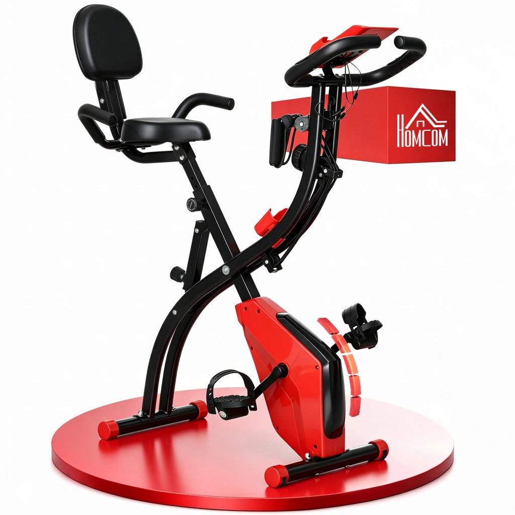 Cyclette Pieghevole 2 in 1 ¨C Minimal ¨C Rosso