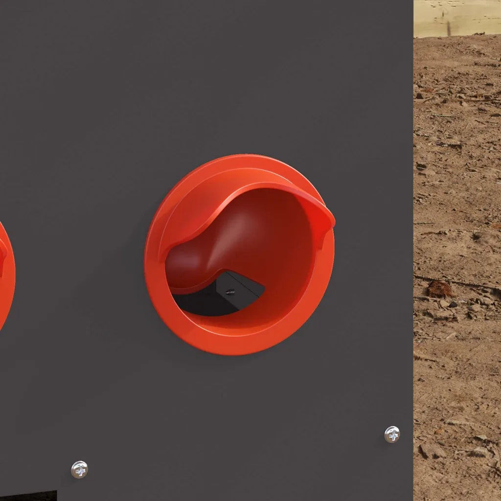 Feeder per pollo 2 pcs Nero 60,5 x 29 x 51 cm 879981
