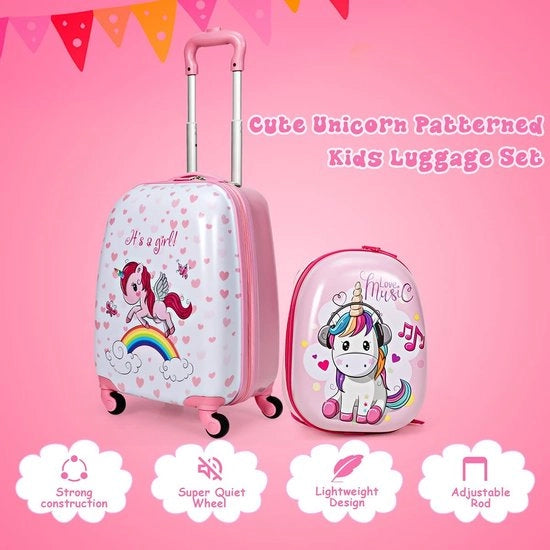 Set di viaggio Coast 2 - 40 cm borsa - 32 cm valigetta - Rosa