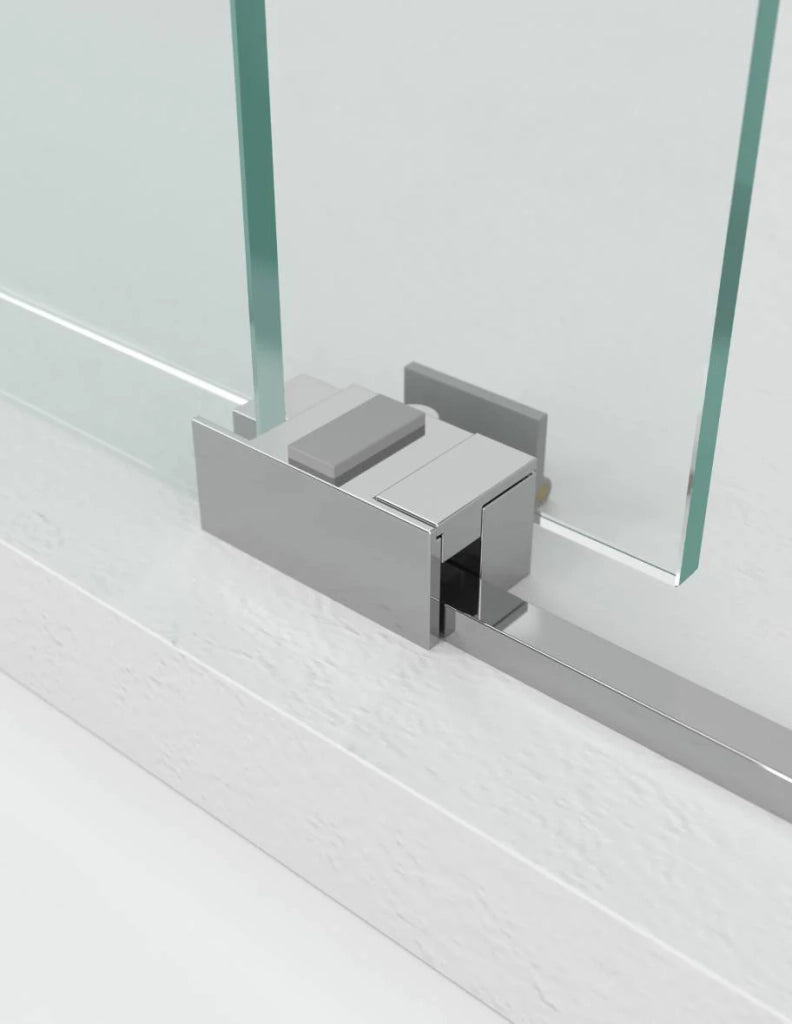 Box doccia ingresso angolare 2+2 THALASSA (BASIC) 75x75 cm Cromo vetro trasparente