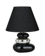 Lampada da tavolo Salem con paralume nera E14 Rabalux