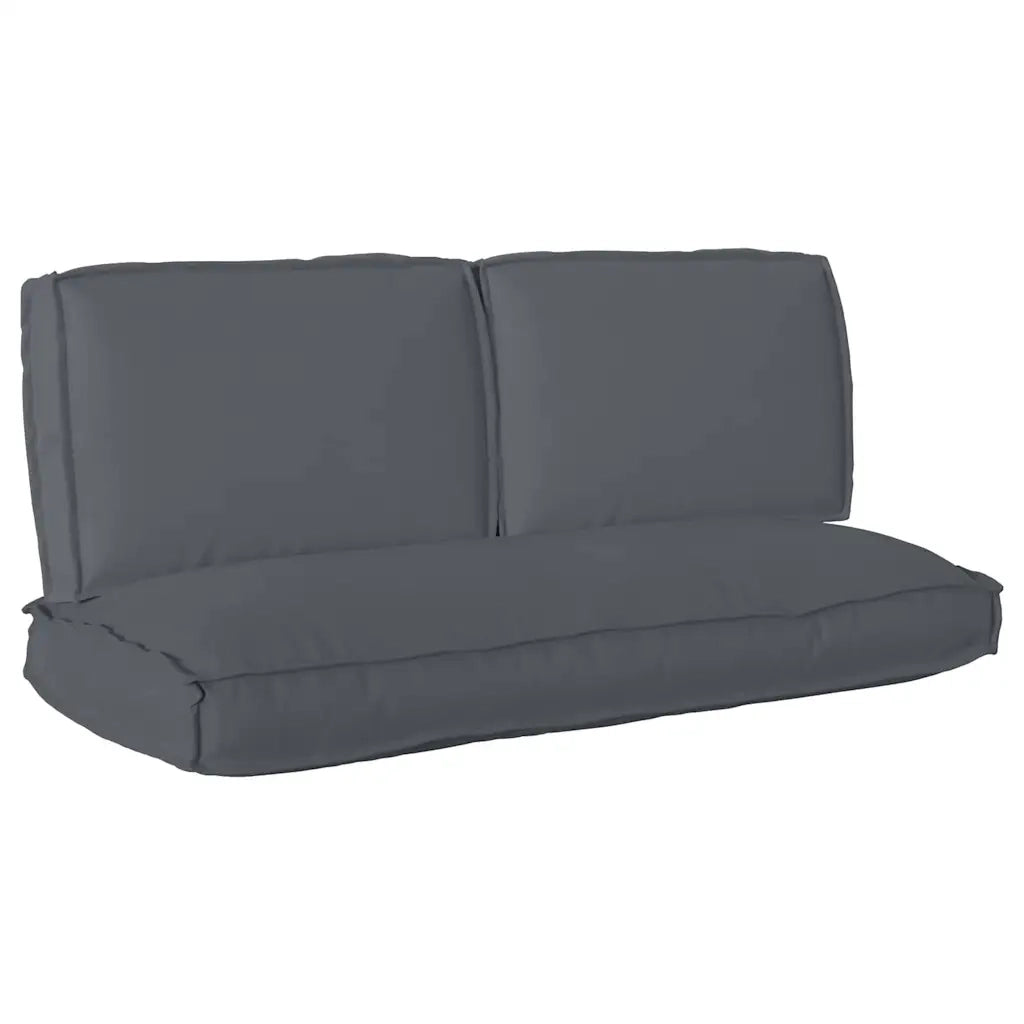 Set di Cuscini 3 pcs Antracite Tessuto Oxford 3402109