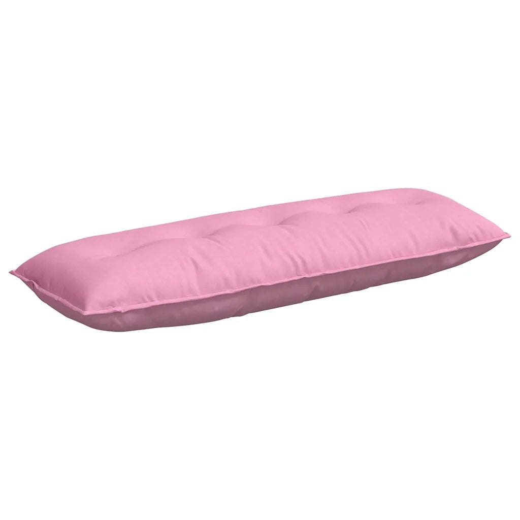 Cuscino per Schiena | Cuscino dorsale Rosa 140 x 19 x 50 cm Tessuto