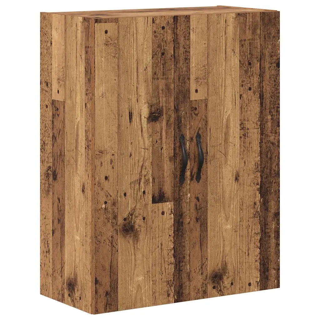 Credenza 2 pcs Legno vecchio Legno ingegnerizzato e vetro 3403165