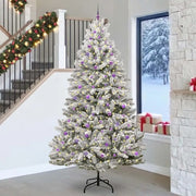 Albero di Natale artificiale con 300 LED Verde e Bianco 270 cm 3395781