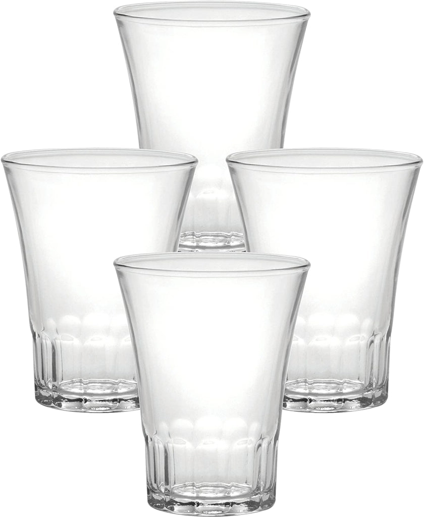 AMALFI BICCHIERINI 4 PZ 13 CL VETRO TEMPERATO TRASPARENTE