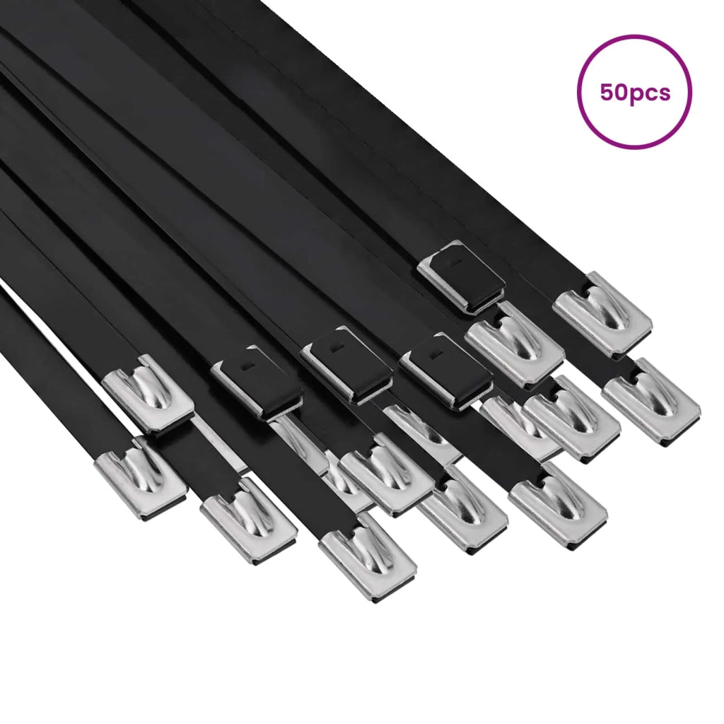 Fascetta per Cavi 50 pz 7,9 x 200 mm Nero 42029358