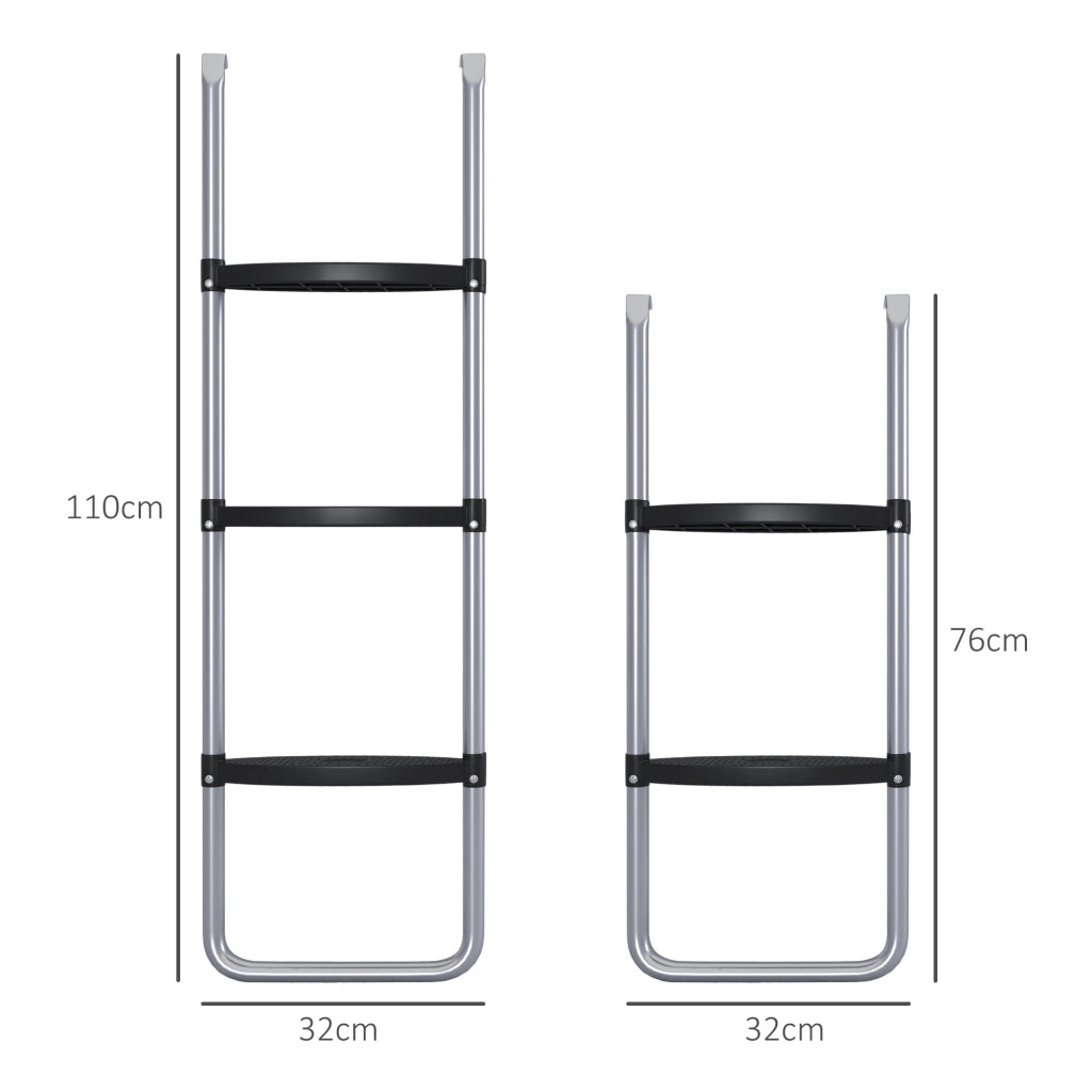 Scala per Trampolino ¨C zephmum ¨C Argento 110x32 cm