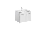 Set mobili bagno 60 cm con lavabo per mobile SKY Iconic White 60 cm