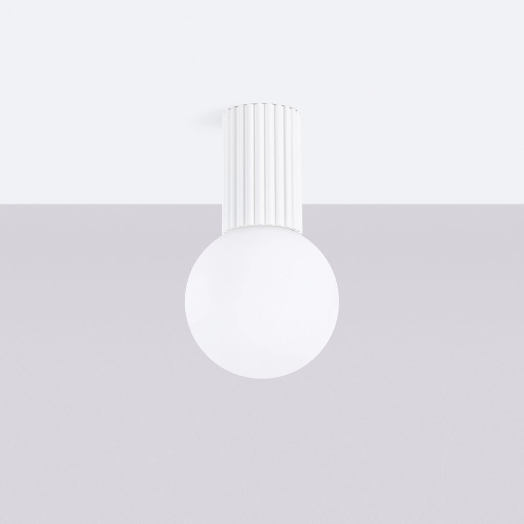 Lampada da soffitto HALO bianca IP44