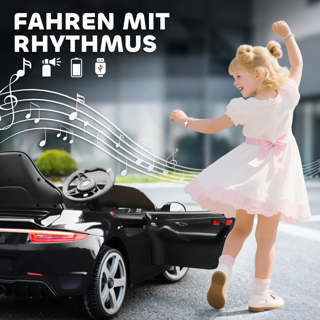 Auto elettrica per bambini ¨C zephmum ¨C nero