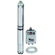 Vigor 7573013 PR-065 Elettropompa Sommersa per Acque Chiare 1300 W 98 mm 65 m 230 V colore Argento