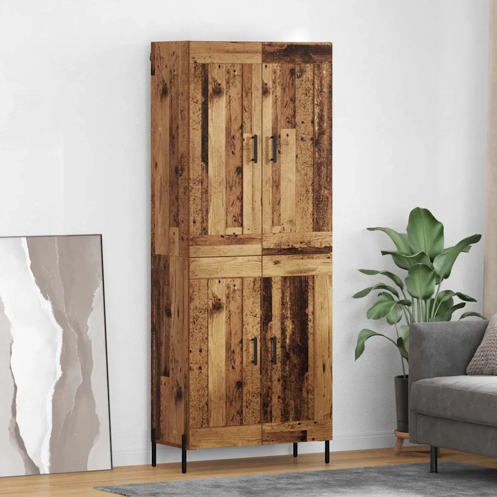 Credenza 2 pcs Legno vecchio Legno multistrato 3415606