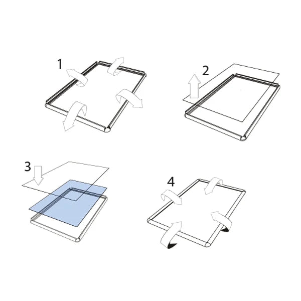 Porta Comunicazioni con A3 orizzontale Multiple - Bifacciale (6 x A3)