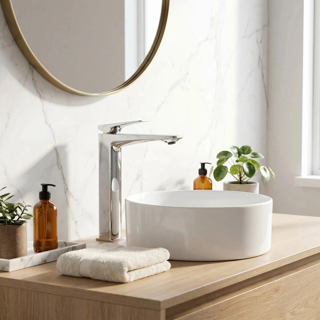 Rubinetto Da Lavabo Premium Rea Prime Chrome High