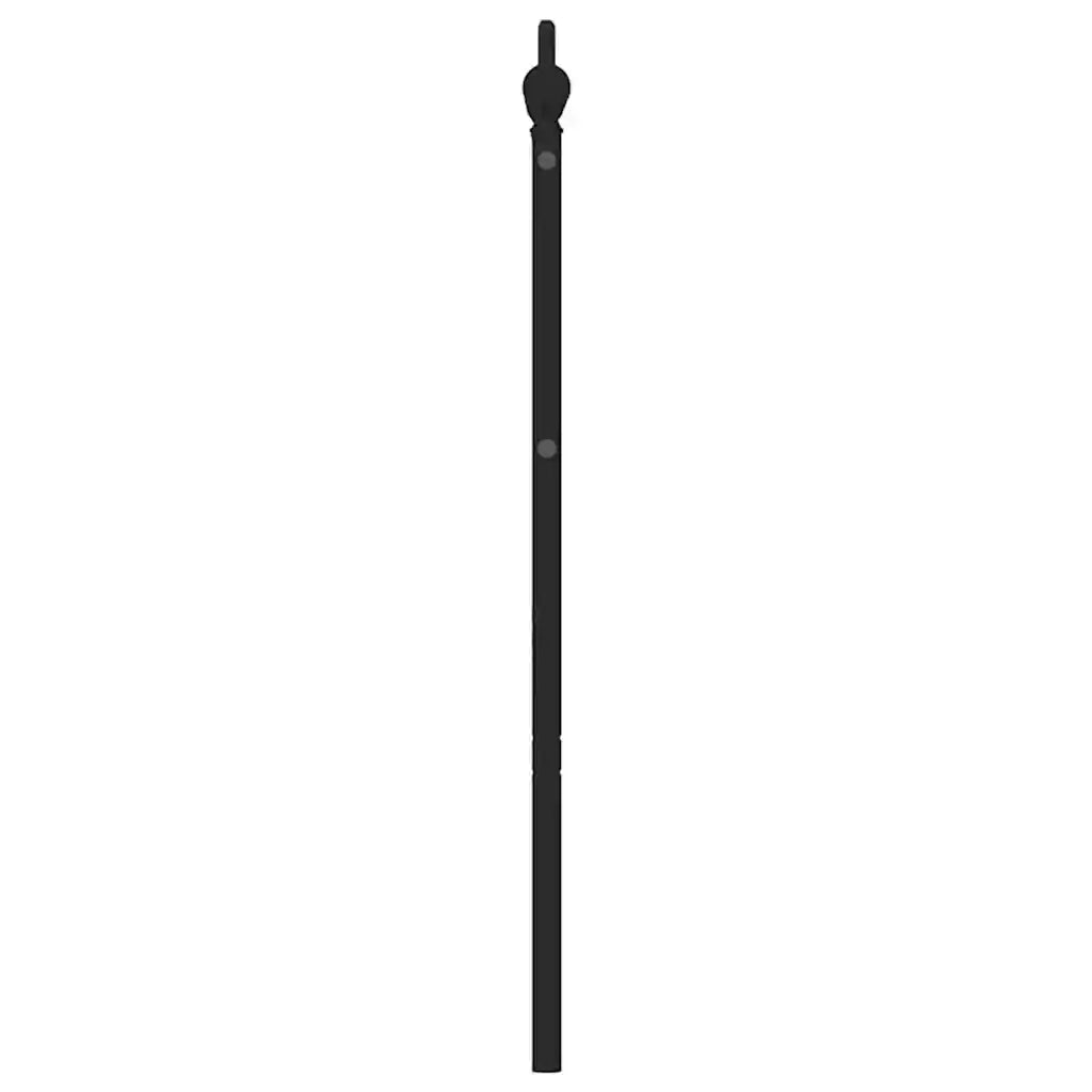 Testiera di Ricambio in Metallo Nero 180 cm 373923